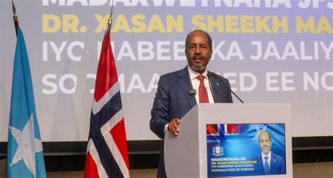 Somali President calls on Somali diaspora in Norway to support fight against al-Shabab