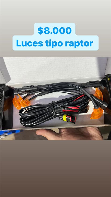 LUCES TIPO RAPTOR X4 COMERCIALIZADORA ESCOMOTORS