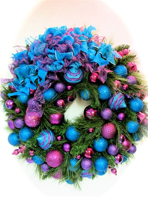 Purple And Turquoise Wreath Pictures Photos And Images For Facebook