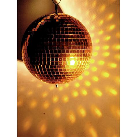 Eurolite Mirrorball 20 Cm Gold Bola De Espejos