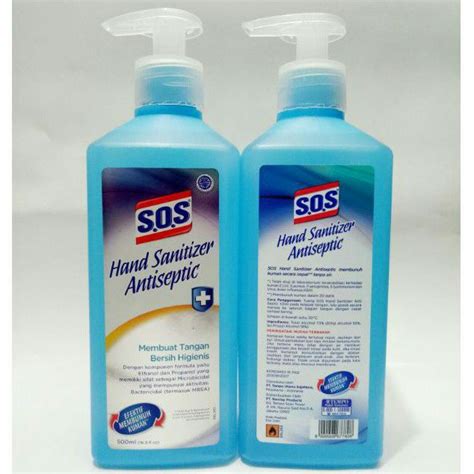 Jual Hand Sanitizer Antiseptic Sos 500ml Exp 0924 Shopee Indonesia