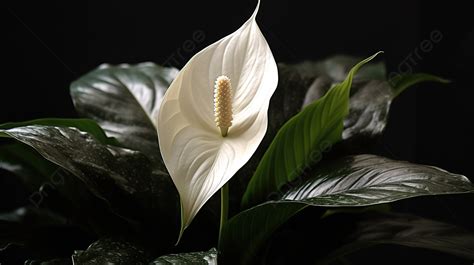 Peace Lily White Background, 12 Inches, Picture Of Peace Lily, Flower ...