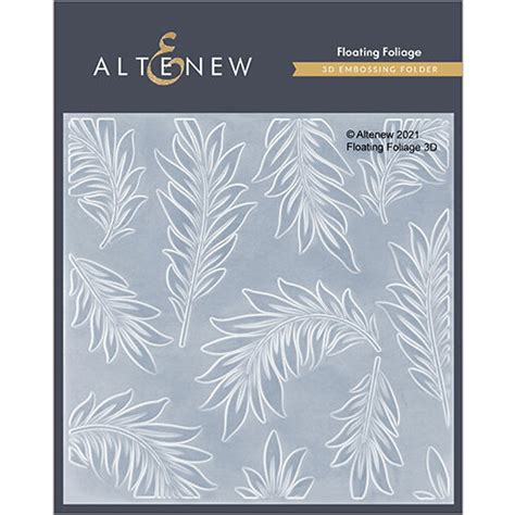 Altenew Embossing Folder 3D Floating Foliage