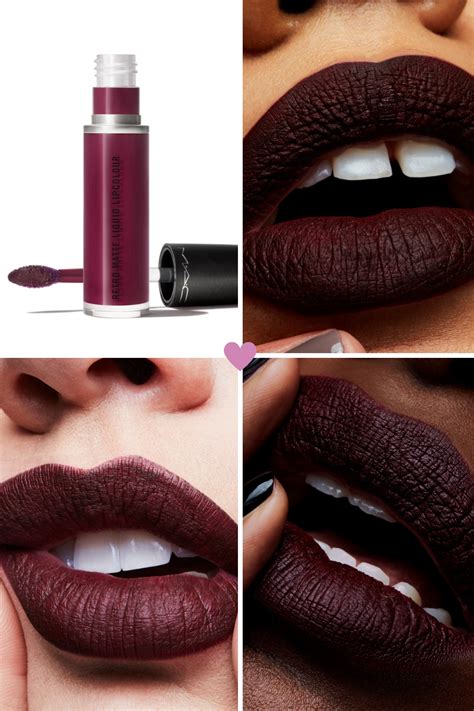 Mac Dark Purple Lipstick