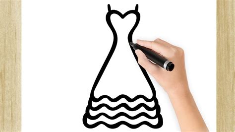 Como Dibujar Un Vestido