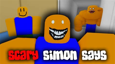 Scary Simon Says Full Gameplay Roblox Youtube