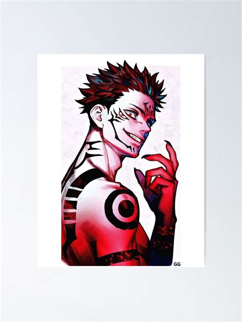 Jujutsu Kaisen Anime Kawaii Sukuna Gojo Satoru Poster By Lamia