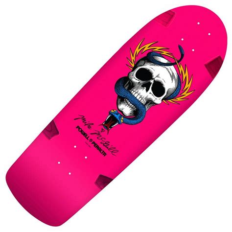 Powell Peralta Mcgill Skull Snake Hot Pink Reissue Skateboard Deck