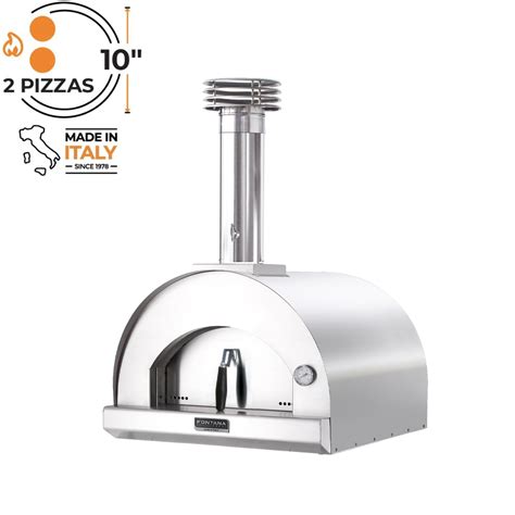 Fontana Margherita Stainless Steel Build In Wood Oven Fontana Forni