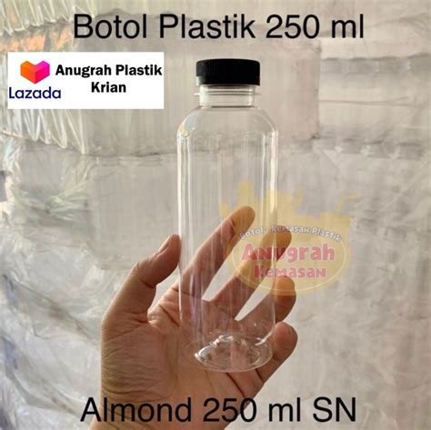 Botol Plastik ALMOND 250 Ml Short Neck ISI 20 BIJI Lazada Indonesia