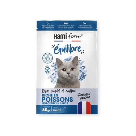 Repas Complet Equilibre Pour Chat Riche En Poissons Gr Hamiform