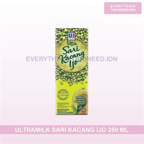 Jual Ultra Sari Kacang Ijo 250 Ml Shopee Indonesia