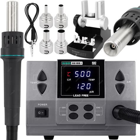 Stacja Lutownicza Hot Air Do Bga Smd Spawania Plastiku Sugon D W