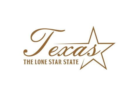 Premium Vector Texas The Lone Star State Logo