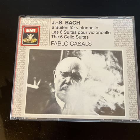 Pablo Casals J S Bach The 6 Cello Suites Cd 1988 2 Disc Retro Unit