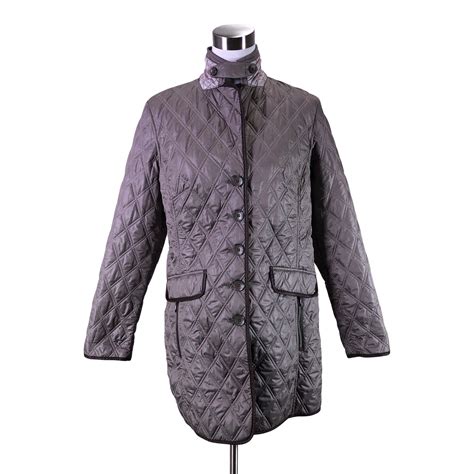 Women's Barbara Lebek Quilted jacket, size 40 (Brown) | Emmy