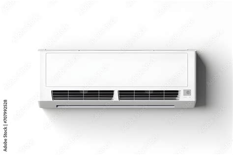 The Air Conditioning Unit On A White Background In The Style Of Danish