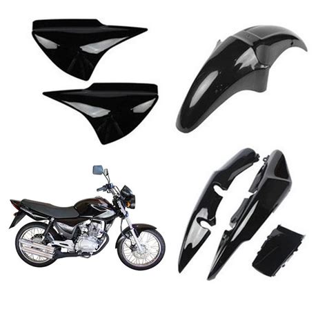 Kit Carenagem Honda Titan Preto Injetado A Completo