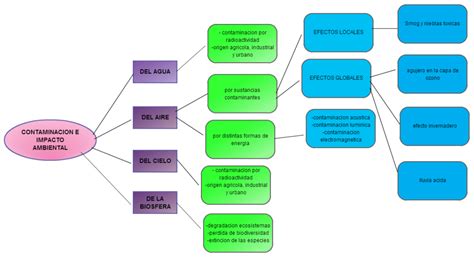 Mapa Conceptual Contaminaci N Ambiental Contaminacion Ambiental Mapa