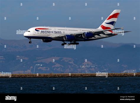 Airbus A G Xlee Operated By British Airways Landing At San