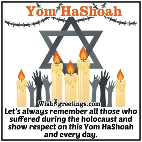 Yom HaShoah Messages Quotes - Wish Greetings