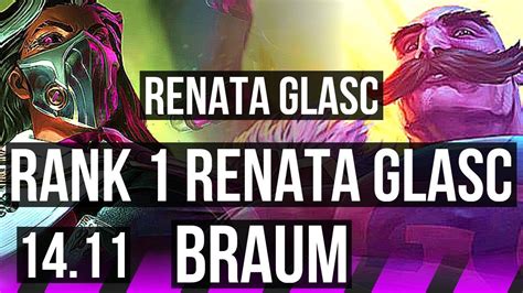 Renata Glasc Jhin Vs Braum Jinx Sup Rank Renata Glasc K