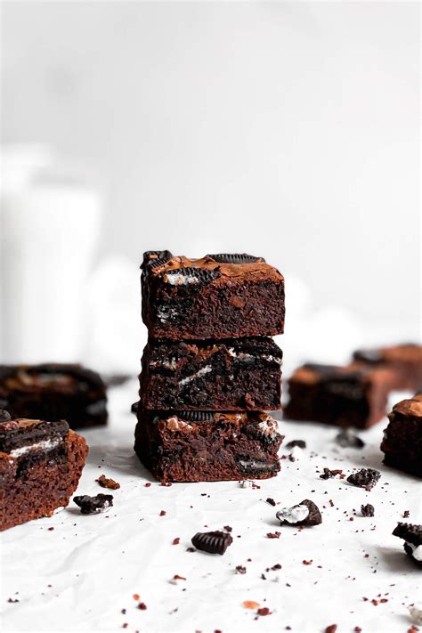 Fudgy Oreo Brownies