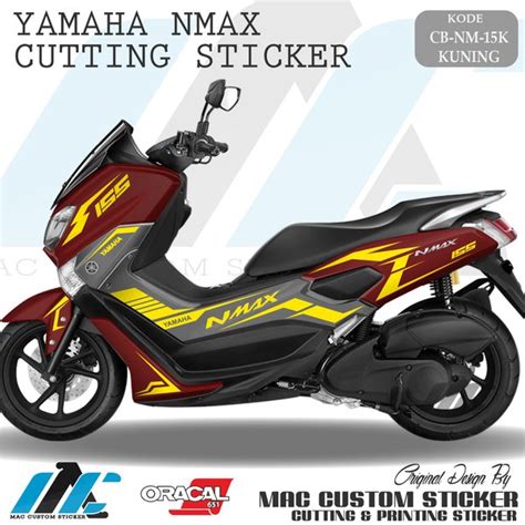 Jual Cb Nm Cutting Sticker Nmax Merah Cutting Stiker Striping