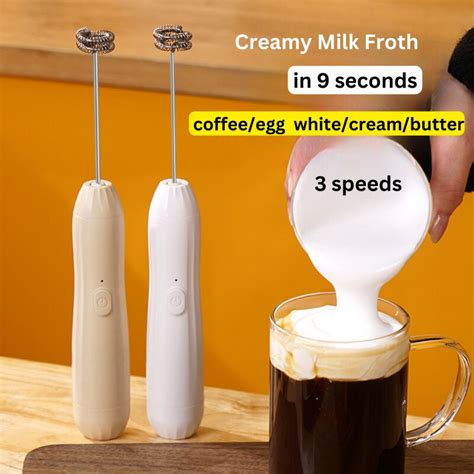 Coffee Milk Frother Froth Beater Maker Electric Machine Usb