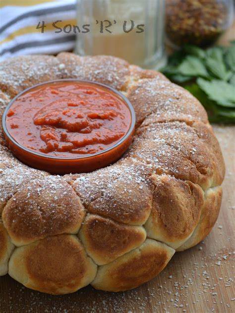 Pepperoni Pizza Pull Apart Bread Sons R Us