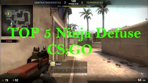 TOP 5 Best CS GO Ninja Defuse 5 Melhores Ninja Defuse CS GO YouTube