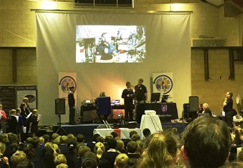 Exciting ARISS Contact With Tim Peake At Wellesley House School