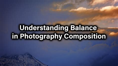 Photography Balance Composition