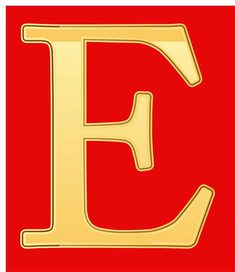 Download Golden E Svg Freepngimg