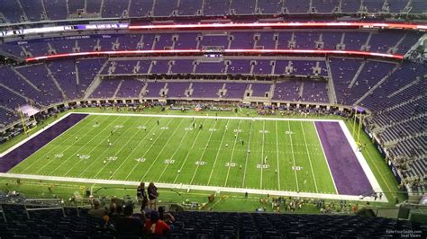 Us Bank Stadium Seating Chart View