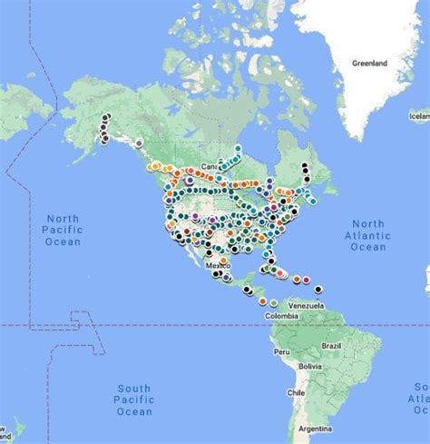 An Interactive Map Of North American Passenger Rail With Complete