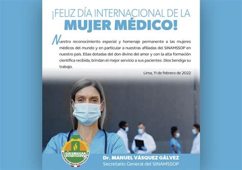 FELIZ DÍA INTERNACIONAL DE LA MUJER MÉDICO