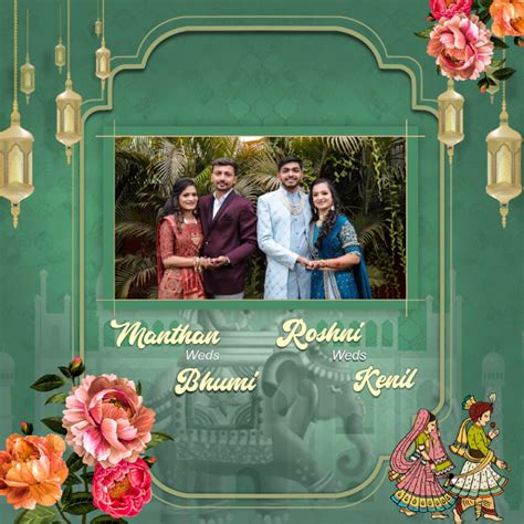 Wedding Card Gujrati Wedding Invitation Digital Kankotri Pdf