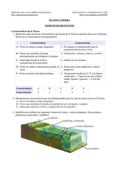 PDF Ejercicios Resueltos PLANETA TIERRA PDFSLIDE NET