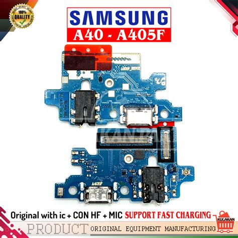 Jual PAPAN PCB CAS SAMSUNG A40 CONNECTOR CHARGER SAMSUNG SM A405F