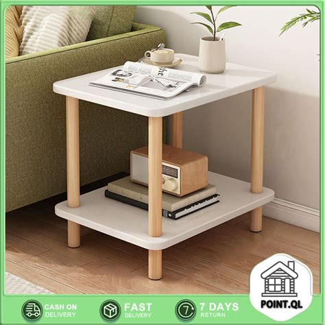 Jual Meja Samping Bedside Table Sudut Minimalis Bed Side Rak Laci Meja