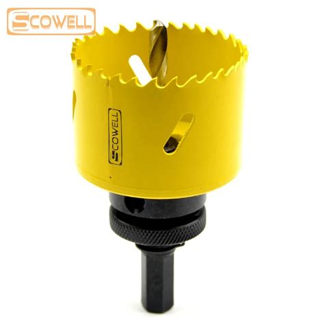 HSS Bi Metal Holesaw Cutter With Arbor Drill Bit Set Suitable For