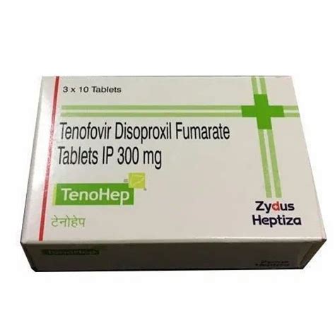 Zydus Tenofovir Disoproxil Tenohep Mg Tablet Treatment Hiv