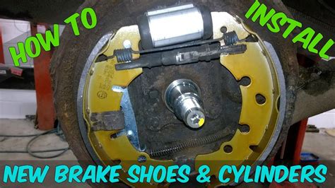 How To Remove Install Brake Shoes Wheel Cylinders Diy Youtube