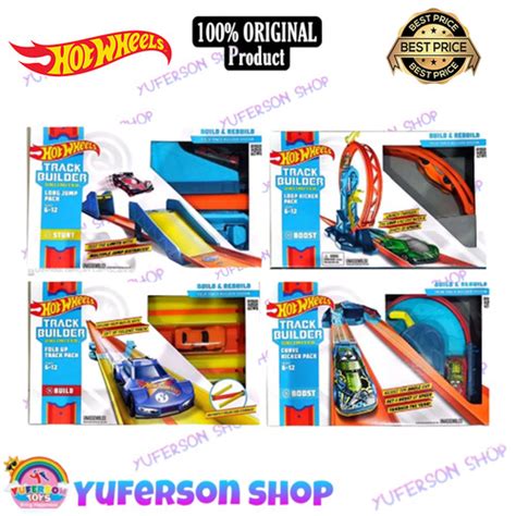 Jual Hotwheels Hot Wheels Curve Loop Kicker Fold Up Long Jump Track