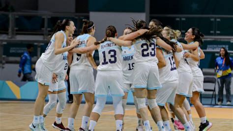 Hist Rico El Seleccionado Femenino De B Squet Se Meti En Semifinales