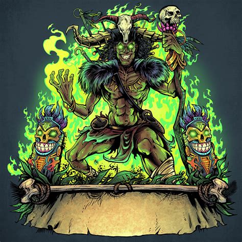 Witch Doctor Digital Art By Flyland Designs Pixels
