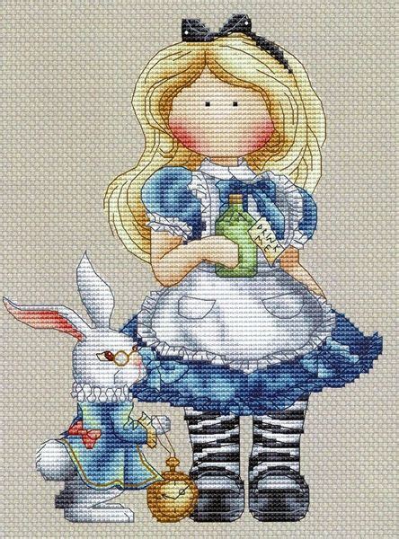 Alice And The Rabbit Cross Stitch Pattern By Les Petites Croix De