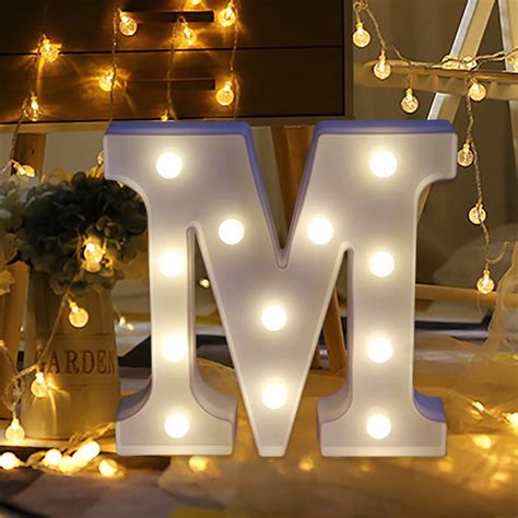 TUTUnaumb Autumn Winter New Hot Sale Alphabet LED Letter Lights Light