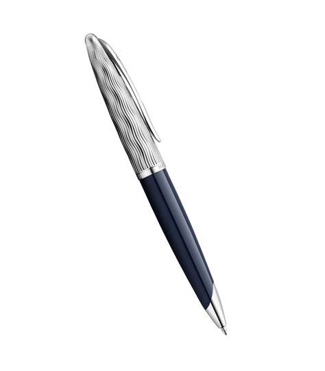 WATERMAN Carène L Essence du bleu Stylo bille Bleu recharge bleue